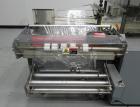 Used Shanklin Triumph Model TR1 Horizontal Side Seal Shrink Wrapper capable of speeds up to 60 jaw cycles per minute (dependent on product and application). Package size range:  length 3