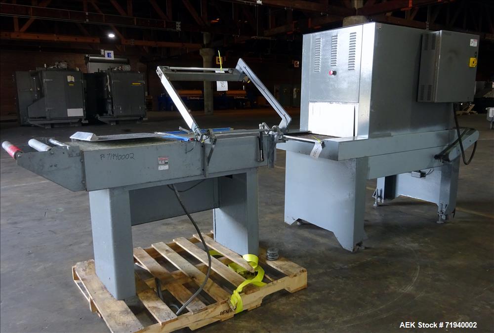 Used Clamco LBar Sealer and Shrink Tunnel, Mode