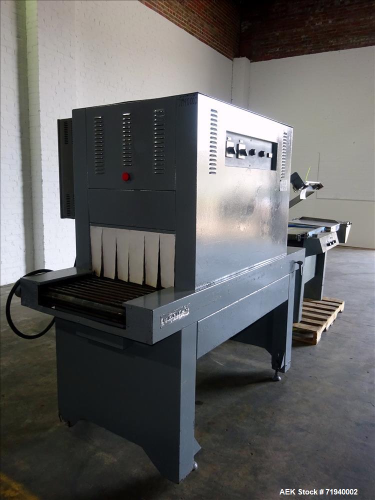 Used Clamco L-Bar Sealer and Shrink Tunnel, Model 5124.
