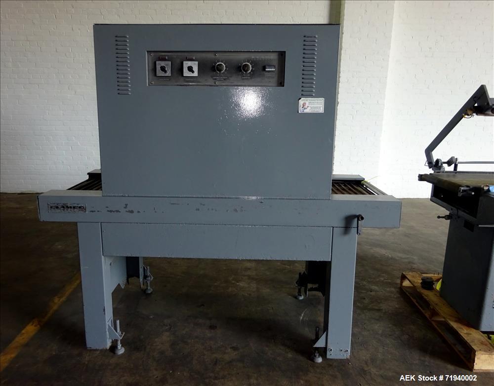 Used Clamco L-Bar Sealer and Shrink Tunnel, Model 5124.