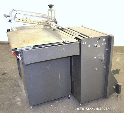Used Eastey Enterprises Sealer-Wrapper, Model EM16TK, Carbon Steel. Semi-automatic L bar sealer, 16’’ x 20’’ seal area. Includes a Autonics TZ4ST temperature controller. Frame mounted. 1/60/220 volt,...