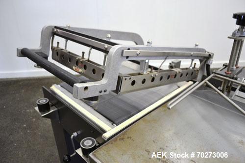 Used Eastey Enterprises Sealer-Wrapper, Model EM16TK, Carbon Steel. Semi-automatic L bar sealer, 16’’ x 20’’ seal area. Includes a Autonics TZ4ST temperature controller. Frame mounted. 1/60/220 volt,...