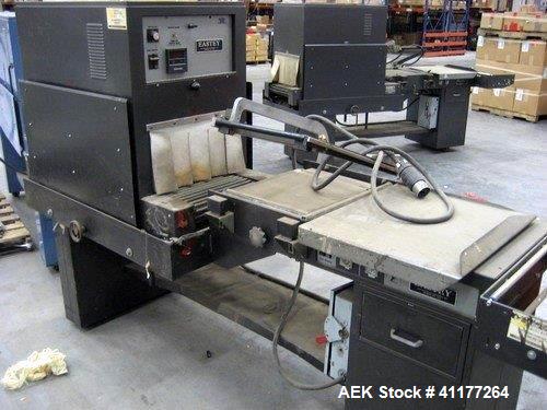 Used Eastey EM16TT Combination Manual L-Bar Sealer and Shrink Tunnel, Model EM1