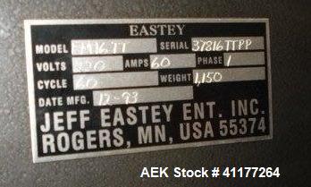 Used- Eastey EM16TT Combination Manual L-Bar Sealer and Shrink Tunnel, Model EM1