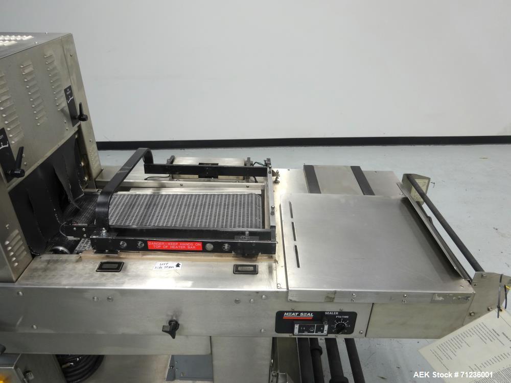 Used Heat Seal Model HS-217ST Semi-Automatic L-Bar Sealer