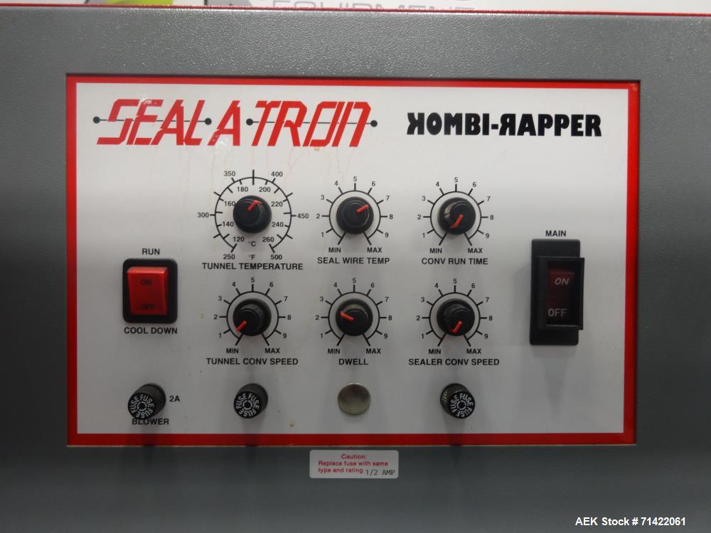 Used Seal-A-Tron Model Kombi-Rapper I Semi-Automatic L-Bar Sealer