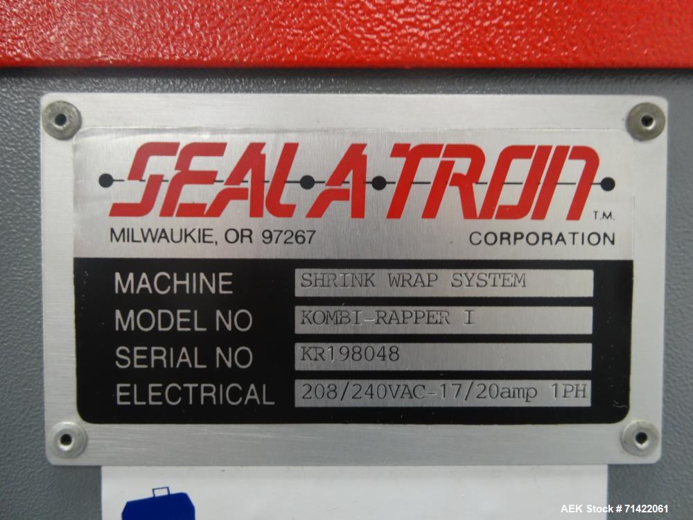 Used Seal-A-Tron Model Kombi-Rapper I Semi-Automatic L-Bar Sealer