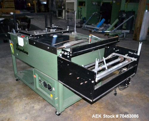 Used Signature Model 2323-SI Semi-Automatic L Bar Sealer. SELLING PRICE, AS IS, WHERE IS, SANFORD, NC.