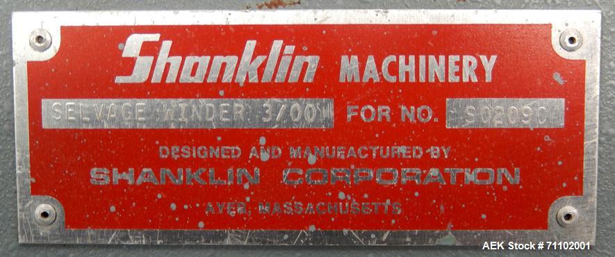 Used Shanklin Model A-26A Automatic L-Bar Shrink Wrapper