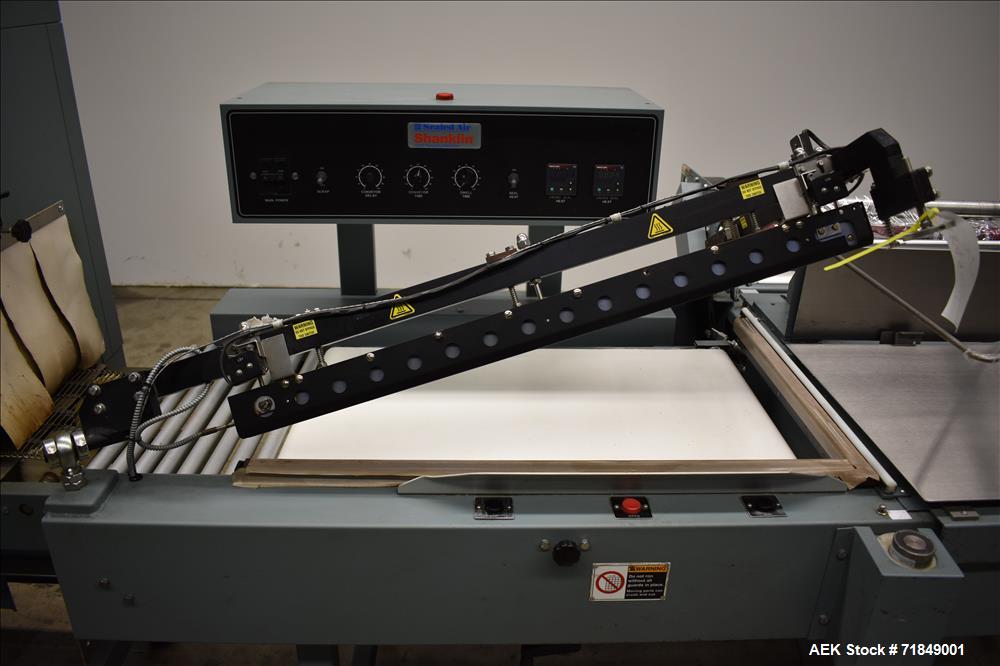 Used Shanklin L Bar Sealer with T6 Tunnel. Model S24B