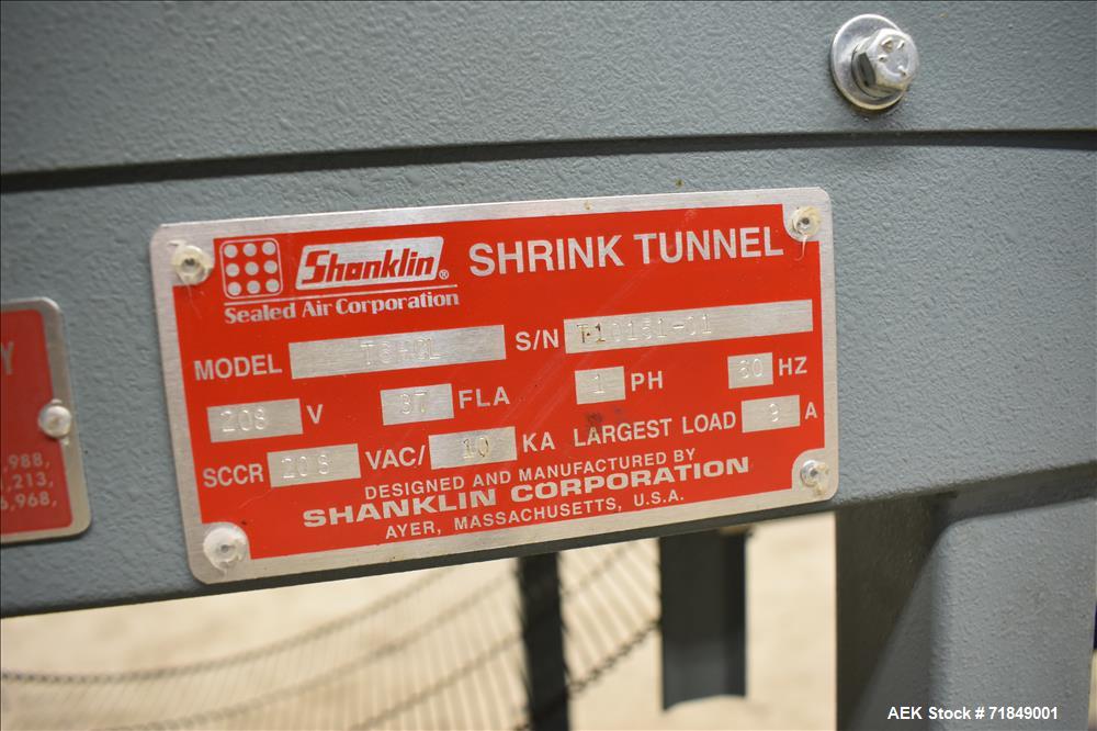 Used Shanklin L Bar Sealer with T6 Tunnel. Model S24B