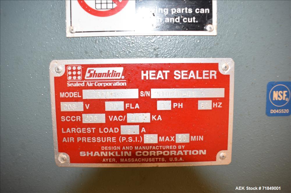 Used- Shanklin L Bar Sealer with T6 Tunnel. Model S24B