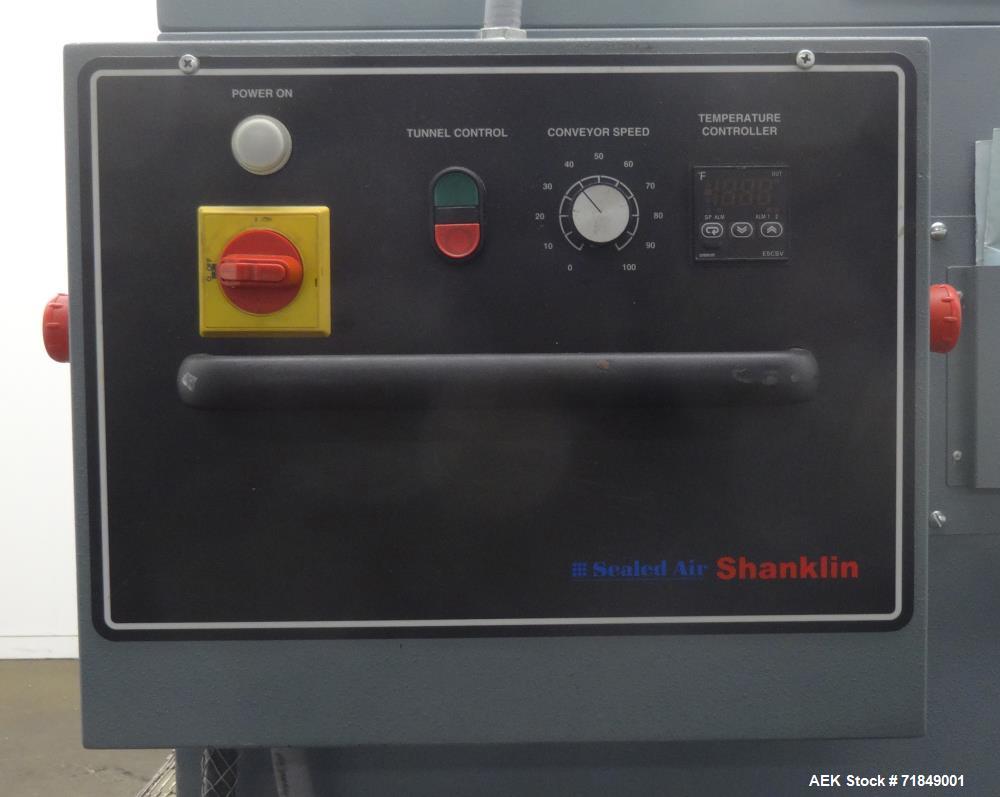 Used Shanklin L Bar Sealer with T6 Tunnel. Model S24B