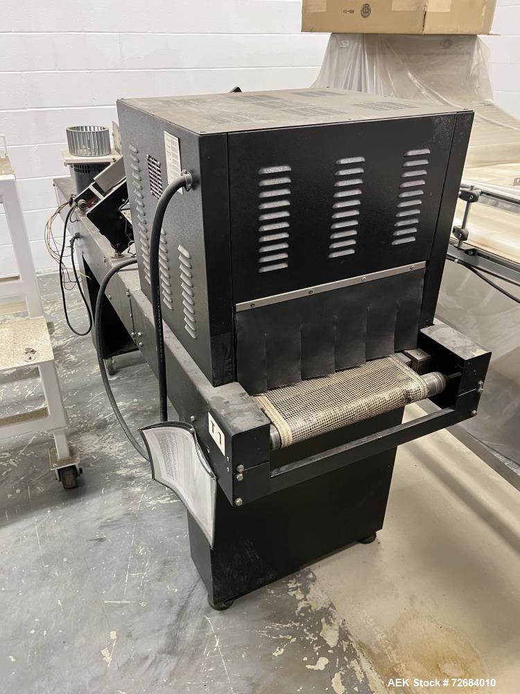 Used- Traco Model 1620 Semi-Automatic L-Bar Sealer & Tunnel. Speeds from 10 - 20 per minute. Sealing area 20" length x 16" w...