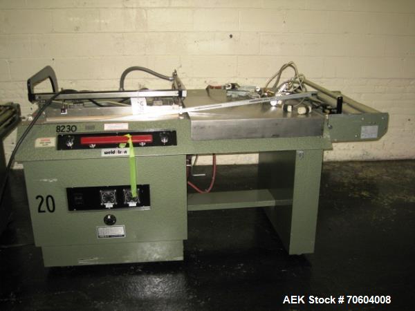 Used Weldotron "L" bar sealer,semi-auto,  model 5212