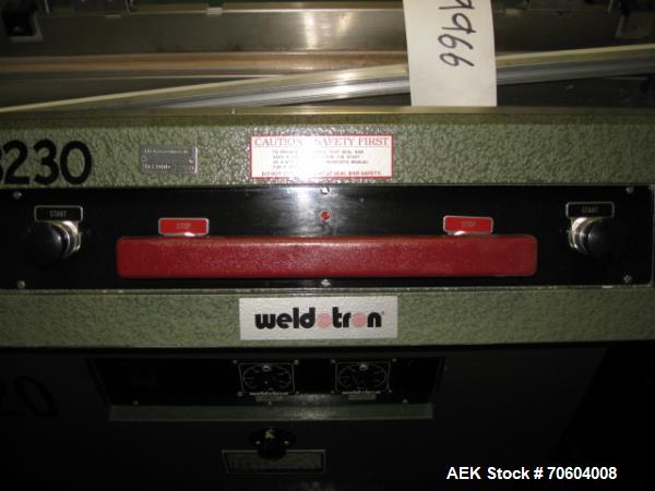 Used Weldotron "L" bar sealer,semi-auto,  model 5212