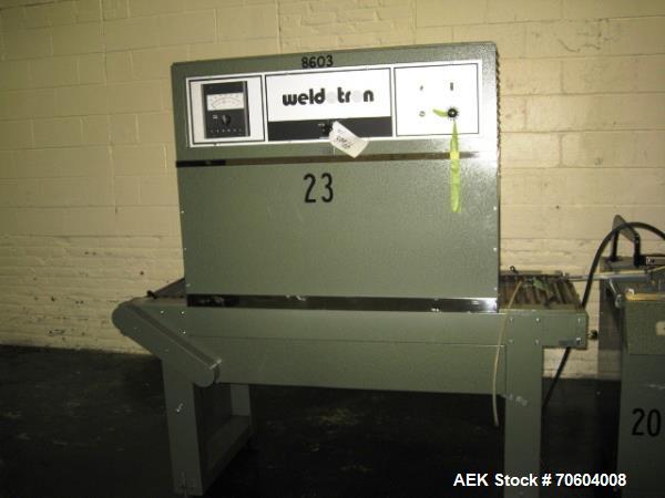Used Weldotron "L" bar sealer,semi-auto,  model 5212