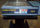 Used Babypack 1217 all in one shrink wrapper.  Capable of speeds from 4 - 6 packages per minute. Sealing dimensions: 12