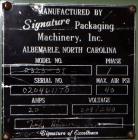 Used Signature Model 2323-SI Semi-Automatic L Bar Sealer. SELLING PRICE AS IS, WHERE IS, SANFORD, NC.