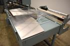 Used Shanklin Shrink Packager Model S24B with T6 Tunnel. Semi automatic inline L-Bar sealer rated from 1 to 20 packages per minute. 28