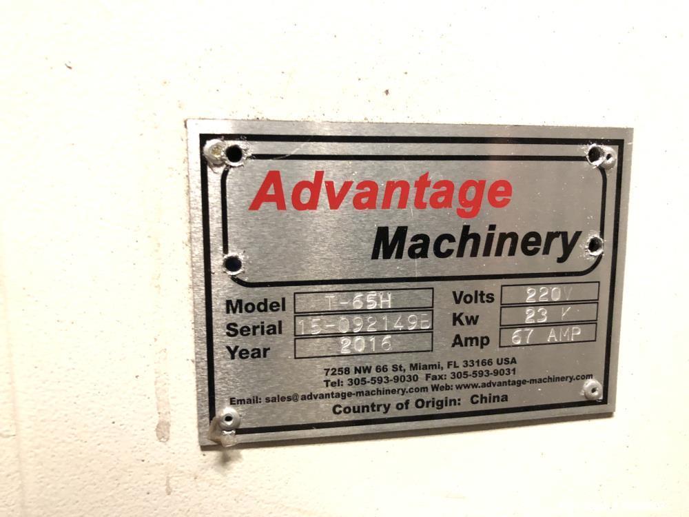Used Advantage Machinery Compressing Heat Tunnel, Model T-65H