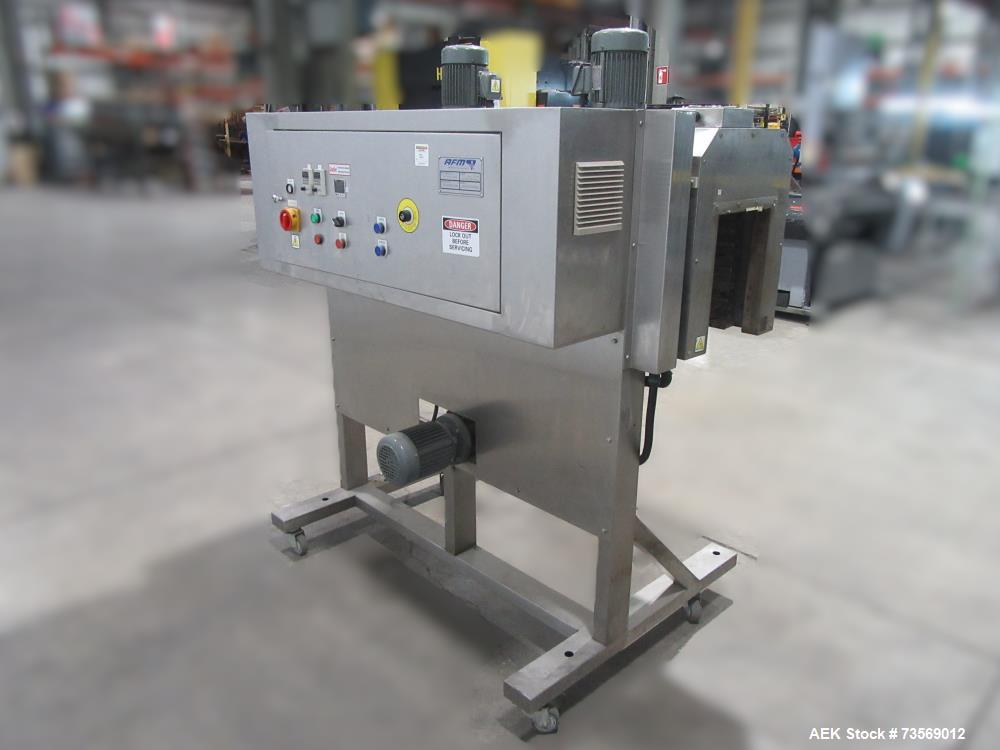 Used AFM ET-ES-200XL-V2B Electric Heat Shrink Tunnel – 12kW, 400°F, 59" Chamber