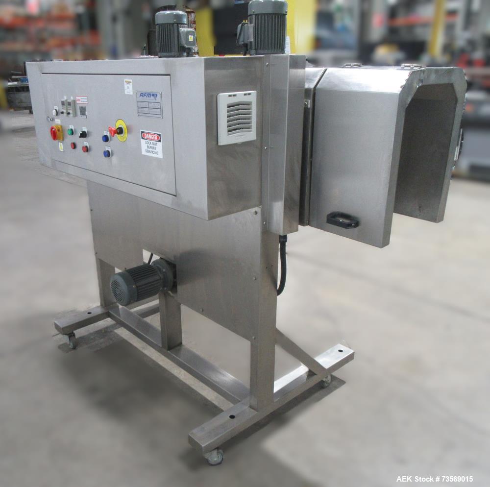 Used Model AFM ET-ES-200XL-V2B Electric Industrial Heat Shrink Tunnel