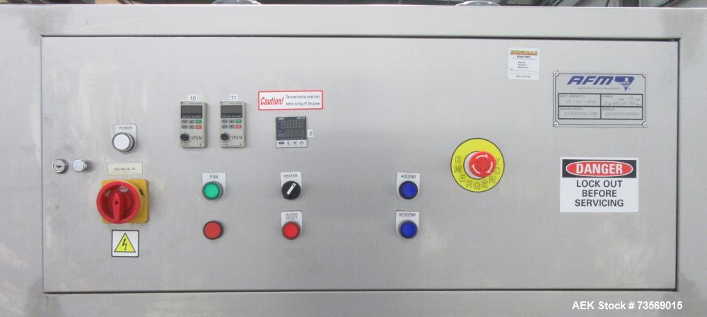 Used Model AFM ET-ES-200XL-V2B Electric Industrial Heat Shrink Tunnel