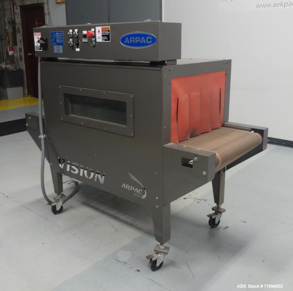 Used Arpac Model VT122248 Vision Series Shrink Tunnel