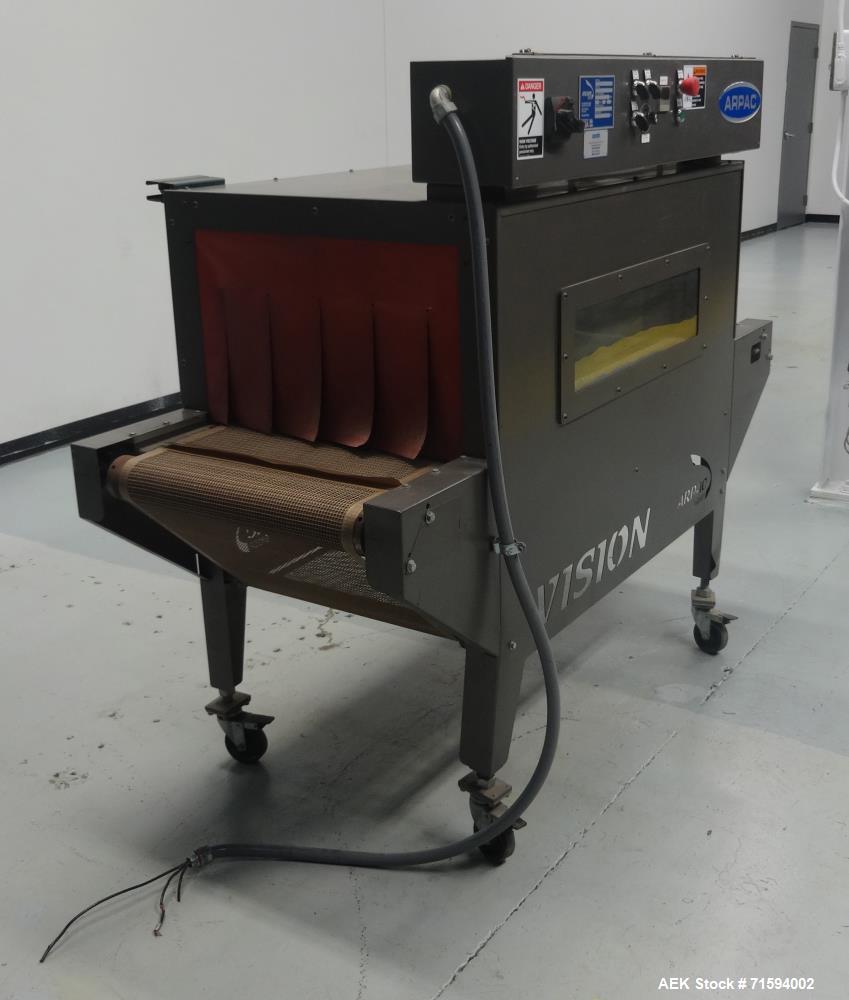 Used Arpac Model VT122248 Vision Series Shrink Tunnel