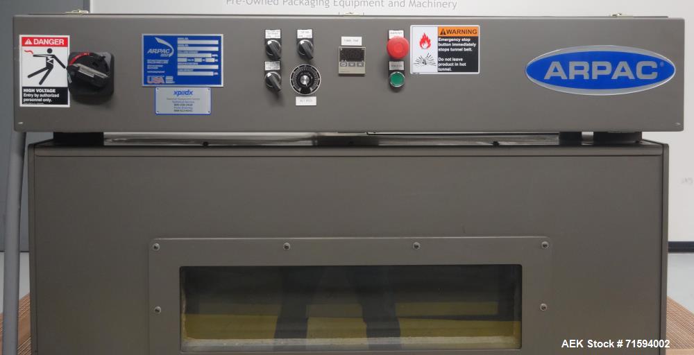 Used Arpac Model VT122248 Vision Series Shrink Tunnel