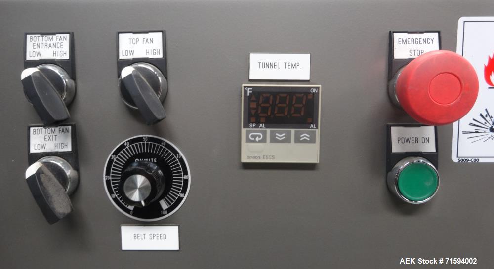 Used Arpac Model VT122248 Vision Series Shrink Tunnel