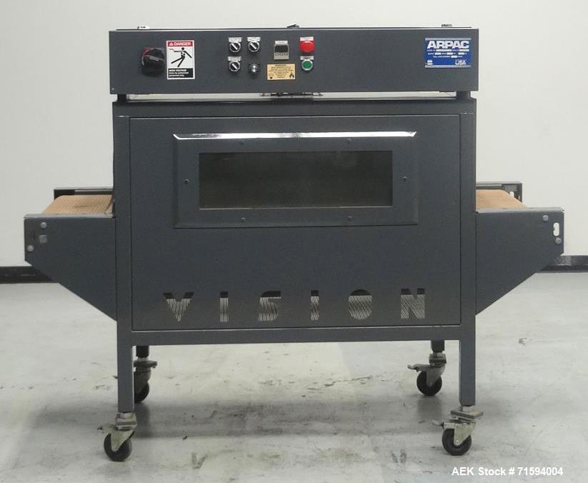 Used Arpac Model VT122248 Vision Series Shrink Tunnel
