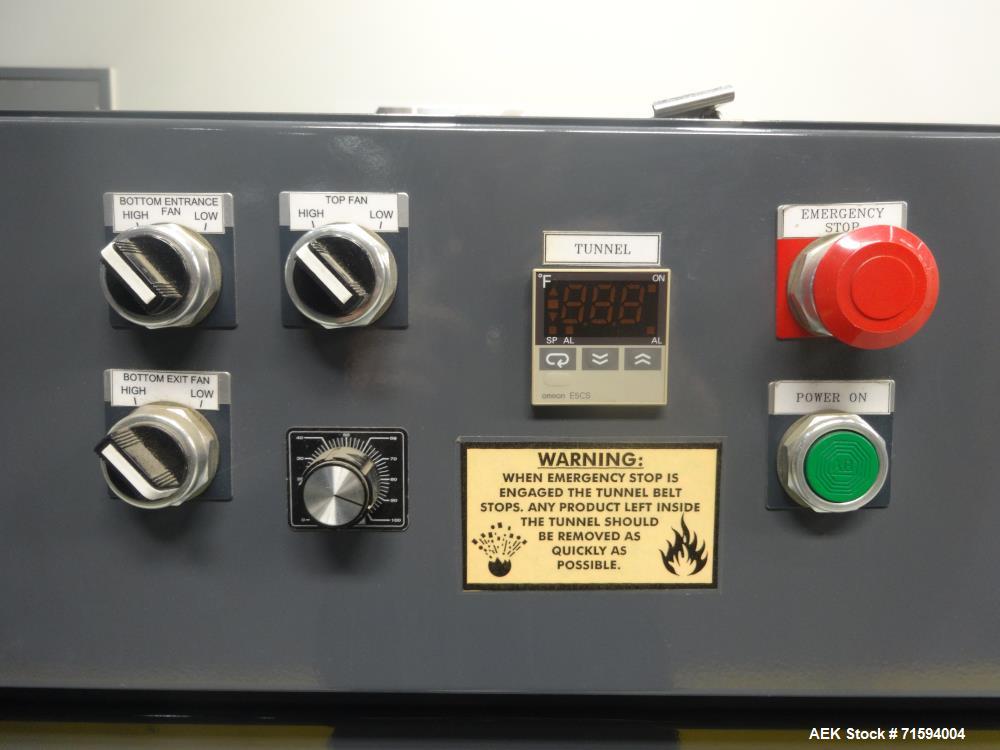 Used Arpac Model VT122248 Vision Series Shrink Tunnel