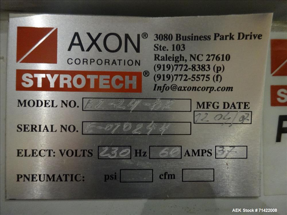 Used Axon Model EZ-24-BR Heat Shrink Tunnel