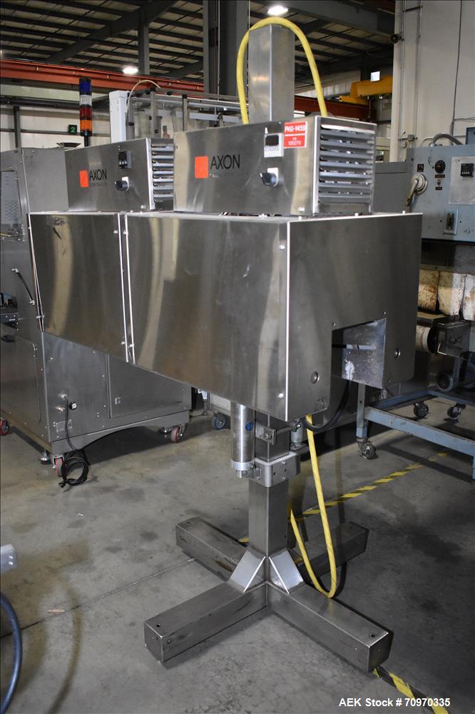 Used Axon Model EZ-48-SR-6 Dual Chamber Neck Band Shrink Tunnel