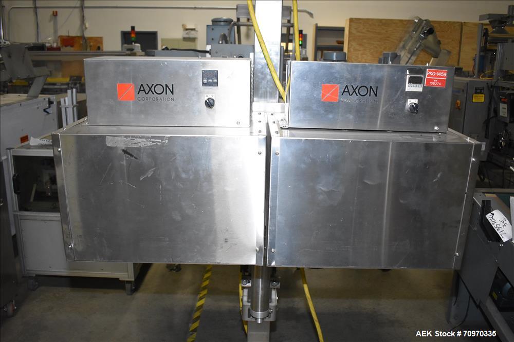 Used Axon Model EZ-48-SR-6 Dual Chamber Neck Band Shrink Tunnel