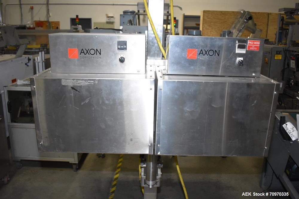 Used Axon Model EZ-48-SR-6 Dual Chamber Neck Band Shrink Tunnel