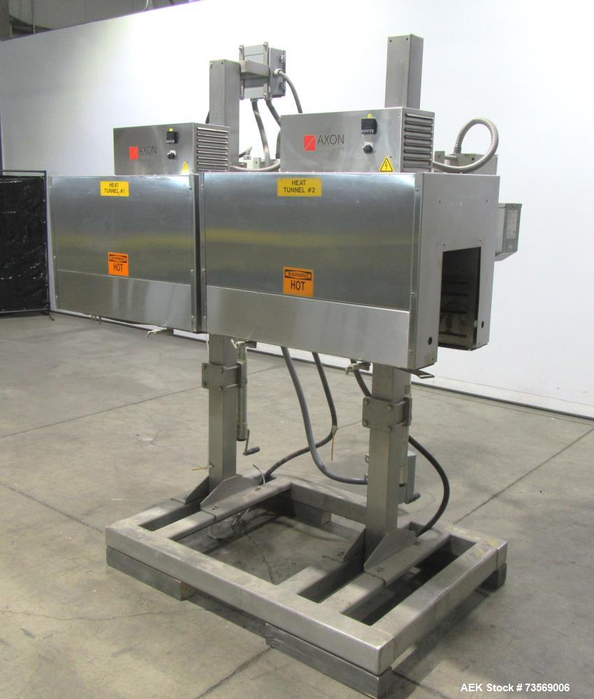 Used Axon EZ-72-HT Dual Zone Styrotech Heat Shrink Tunnel – 72" Long