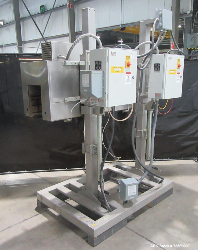 Used Axon EZ-72-HT Dual Zone Styrotech Heat Shrink Tunnel – 72" Long