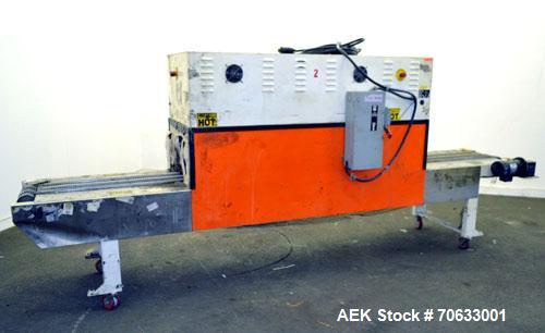 Used Carbon Steel Belco Packaging Systems High Speed Re-Circulating Air Shrink Tunnel, Model ST2210HS