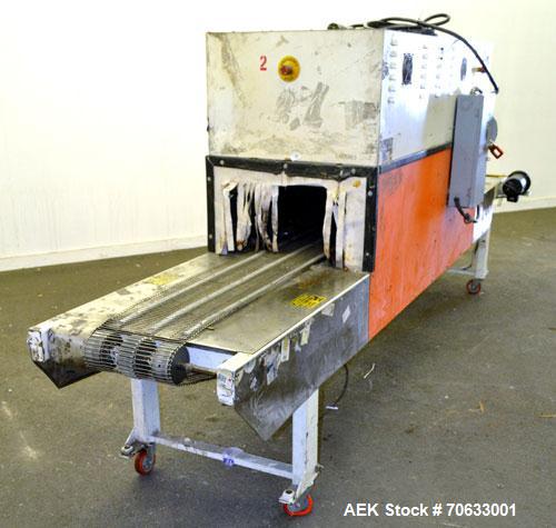 Used Carbon Steel Belco Packaging Systems High Speed Re-Circulating Air Shrink Tunnel, Model ST2210HS