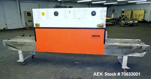 Used Carbon Steel Belco Packaging Systems High Speed Re-Circulating Air Shrink Tunnel, Model ST2210HS