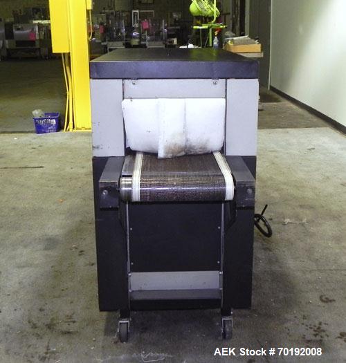 Used Besler Model T-15-9-3PH Mesh Belt Shrink Tunnel