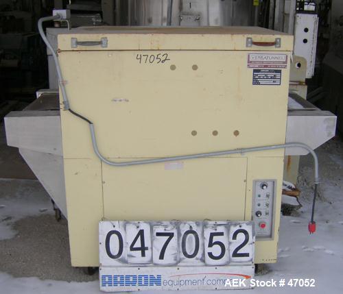 Used CAM Packaging Systems (CAMPAK) Shrink Tunnel, Model 238TMB, Carbon Steel. Opening 7" tall x 23" wide, 53" long tunnel, 20" wide x 65" long mesh belt. Driven by an approximate 1/8 hp motor. Mount...