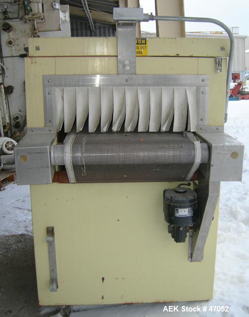 Used CAM Packaging Systems (CAMPAK) Shrink Tunnel, Model 238TMB, Carbon Steel. Opening 7" tall x 23" wide, 53" long tunnel, 20" wide x 65" long mesh belt. Driven by an approximate 1/8 hp motor. Mount...