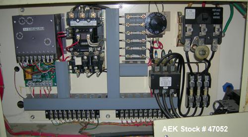 Used CAM Packaging Systems (CAMPAK) Shrink Tunnel, Model 238TMB, Carbon Steel. Opening 7" tall x 23" wide, 53" long tunnel, 20" wide x 65" long mesh belt. Driven by an approximate 1/8 hp motor. Mount...