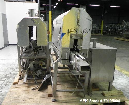 Used Graham Labelling Systems Steam Shrink Tunnel comprised of (2) sections measuring 11'-8" long and 4'-6" long. Opening measures 6" wide x 16" high. Has base for conveyor to accept 4 1/2" wide tabl...
