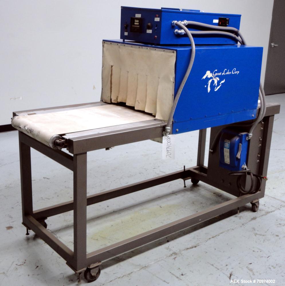 Used Great Lakes Corp Model HV75 Shrink Tunnel