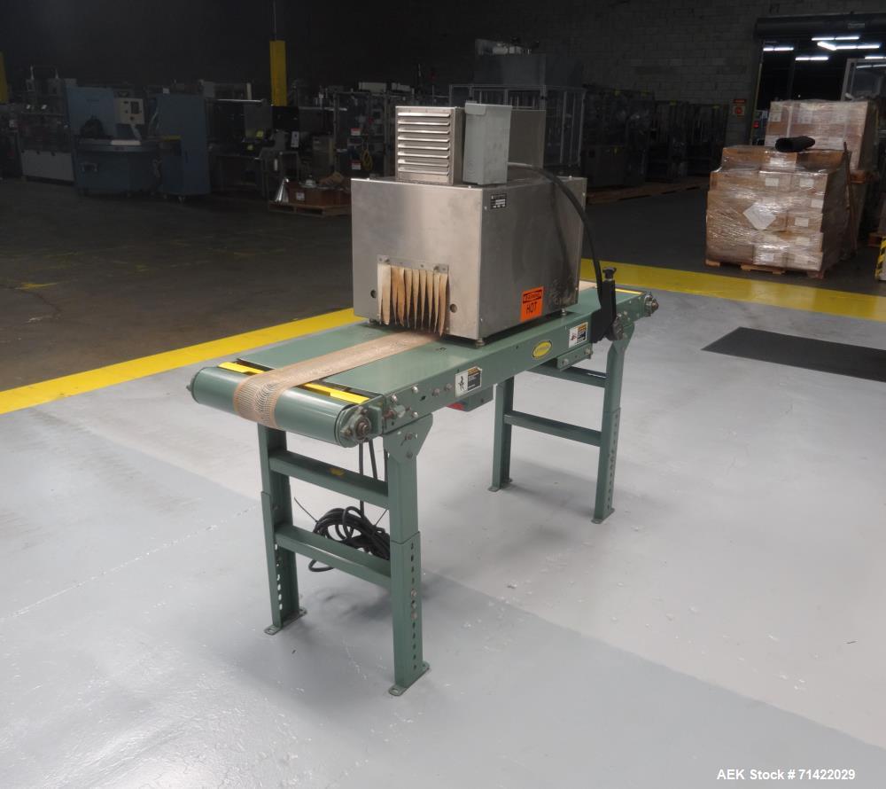 Used Axon Model EZ-48-SR4 Heat Shrink Tunnel With Conveyor
